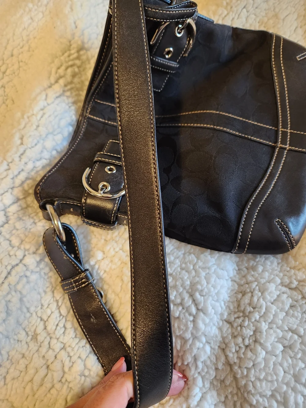 Coach Soho Signature Jacquard Shoulder Bag